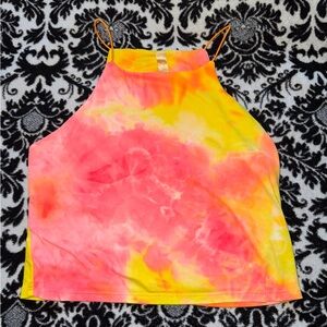 Tie Dye Halter Top